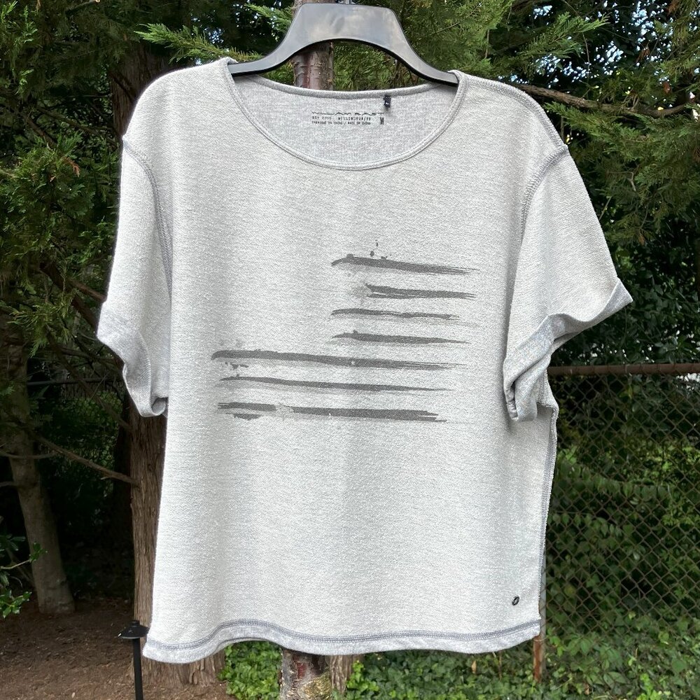 William Rast Absract Flag Design Top - Medium - Picture 8 of 9